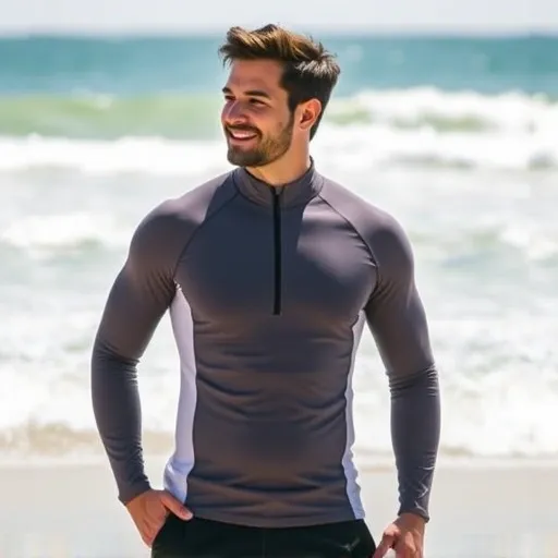 체형별 남자 집업 래쉬가드 선택 가이드: 뱃살 커버부터 근육 강조까지