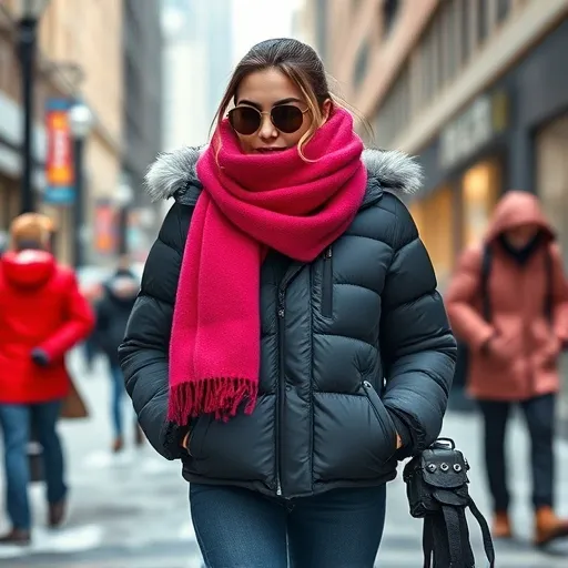 따뜻함과 스타일, 두 마리 토끼 잡는 패딩 목도리 선택 기준